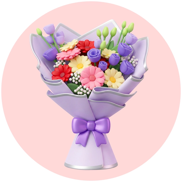 Fresh Flower Bouquets Icon
