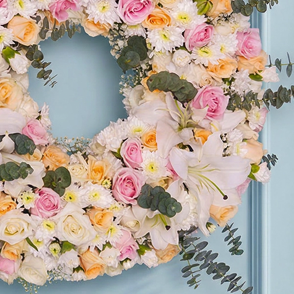 Peaceful Petals Wreath