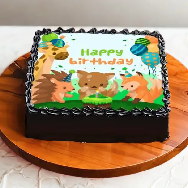 Jungle Joy Photo Cake