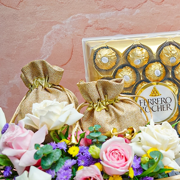 Choco Bloom Celebration Basket