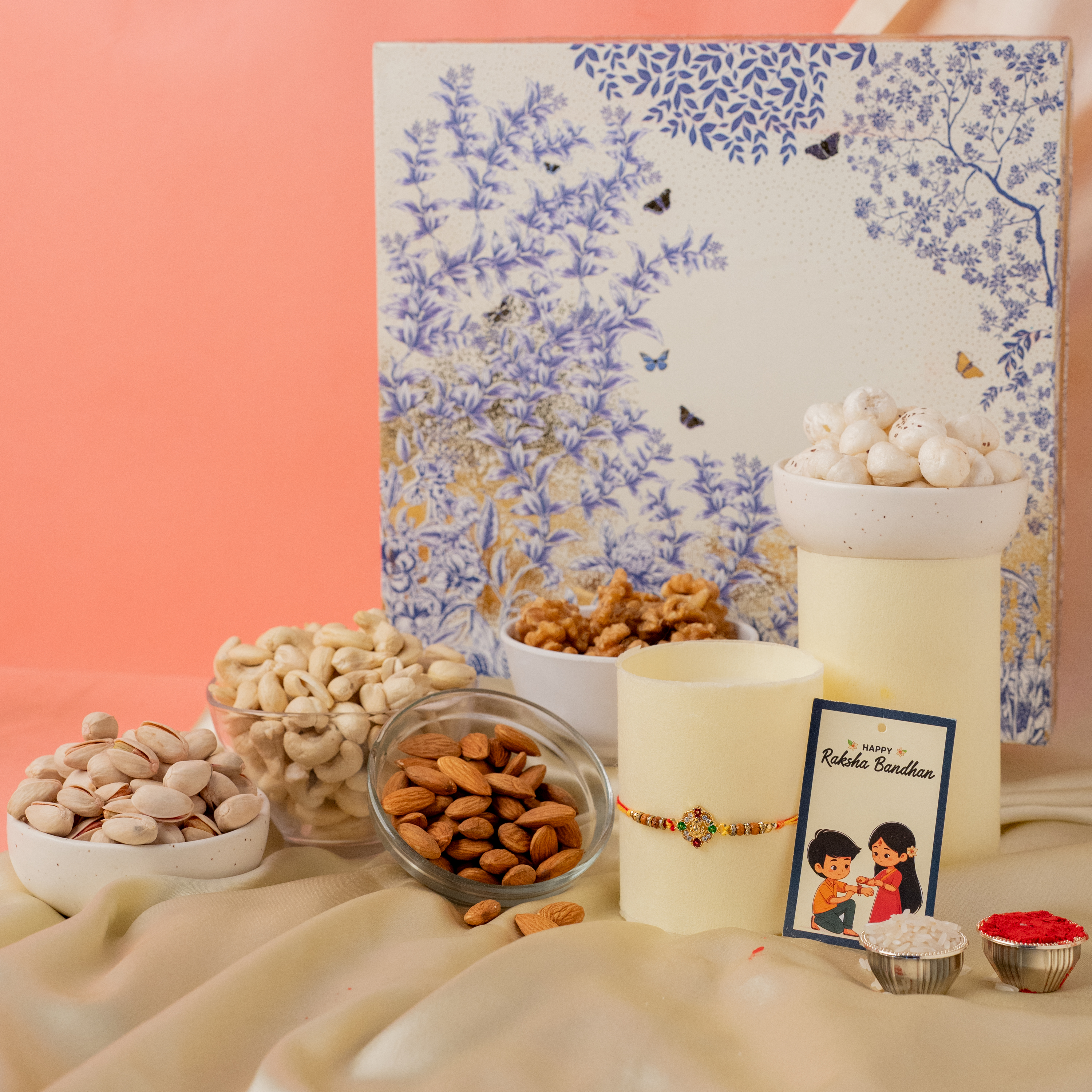 Beads Rakhi & Royal Dry Fruits