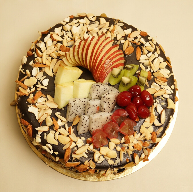 Fruit-Filled Choco Cake Fruit-Filled Choco Cake