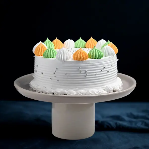 Colorful Indepence Day Vanilla Cake