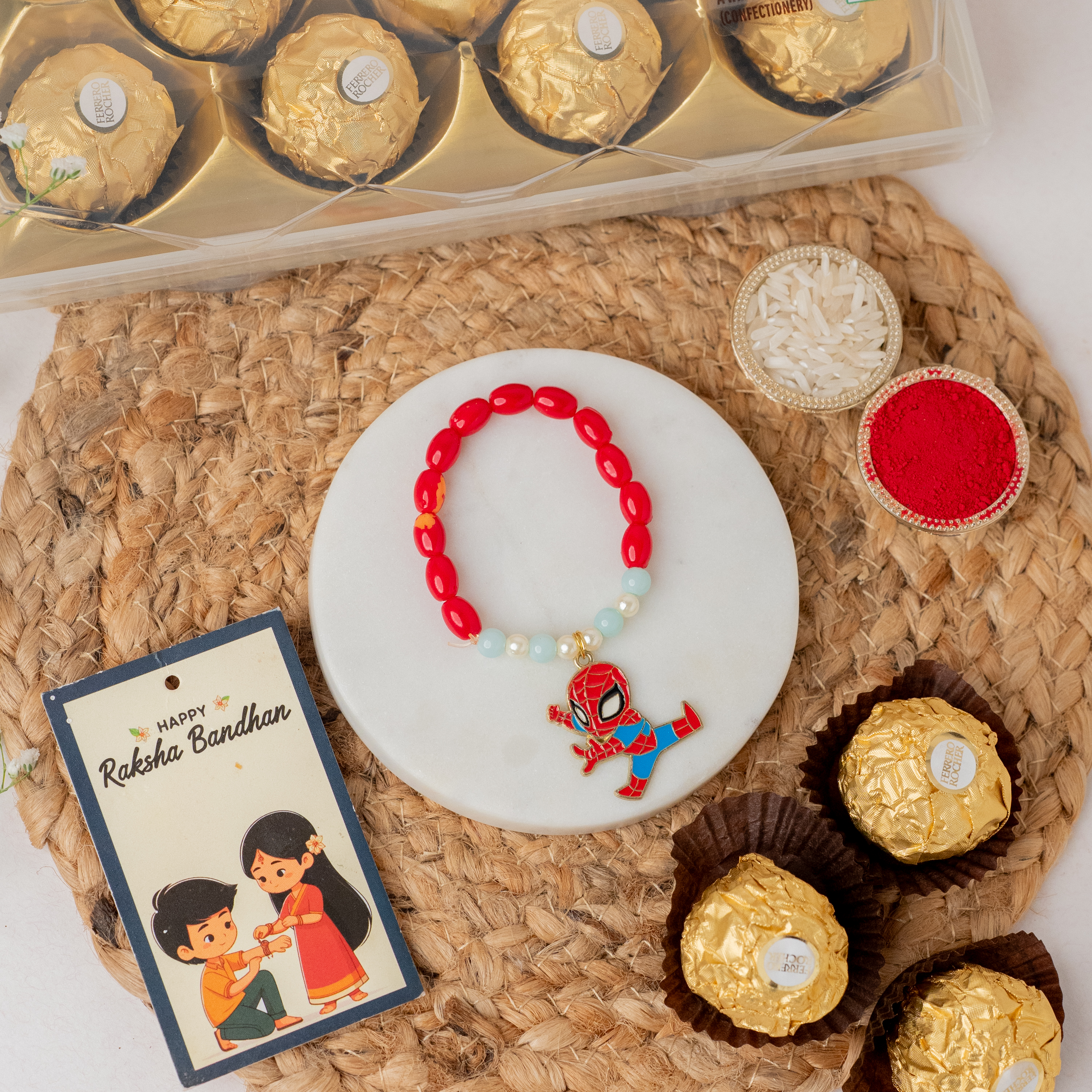 Spiderman Rakhi & Rocher