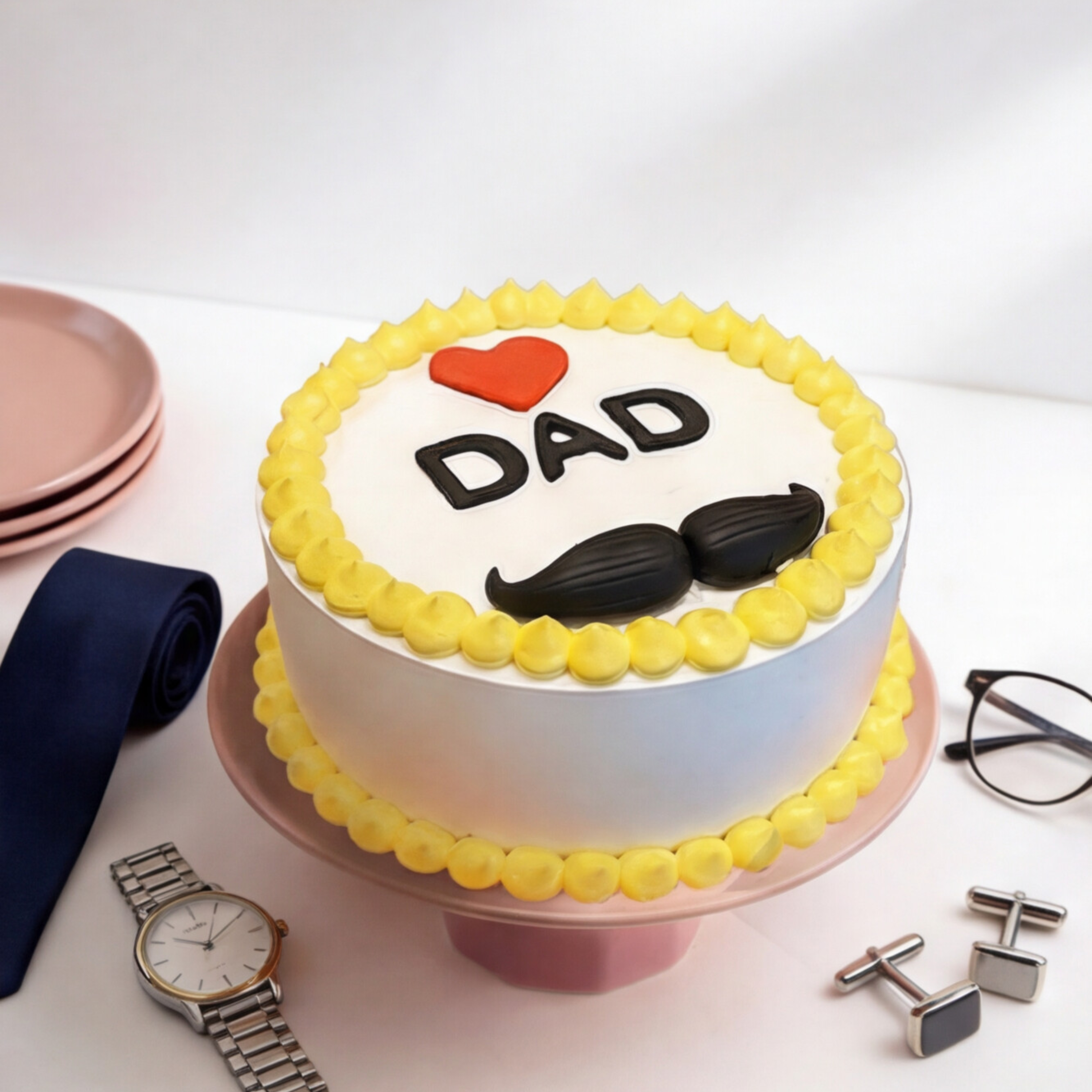 I Love Dad Pineapple Cake