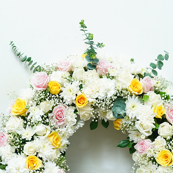 Healing Love Floral Wreath