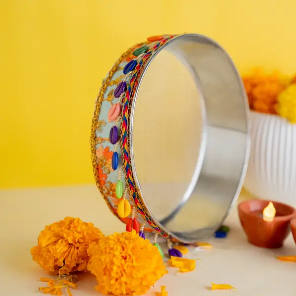 Chauth Thali with Roses