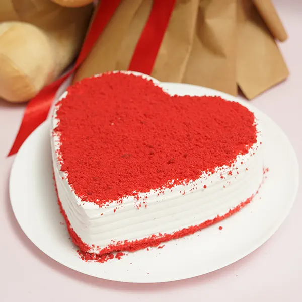 Carnation Cuddle & Red Velvet Cake