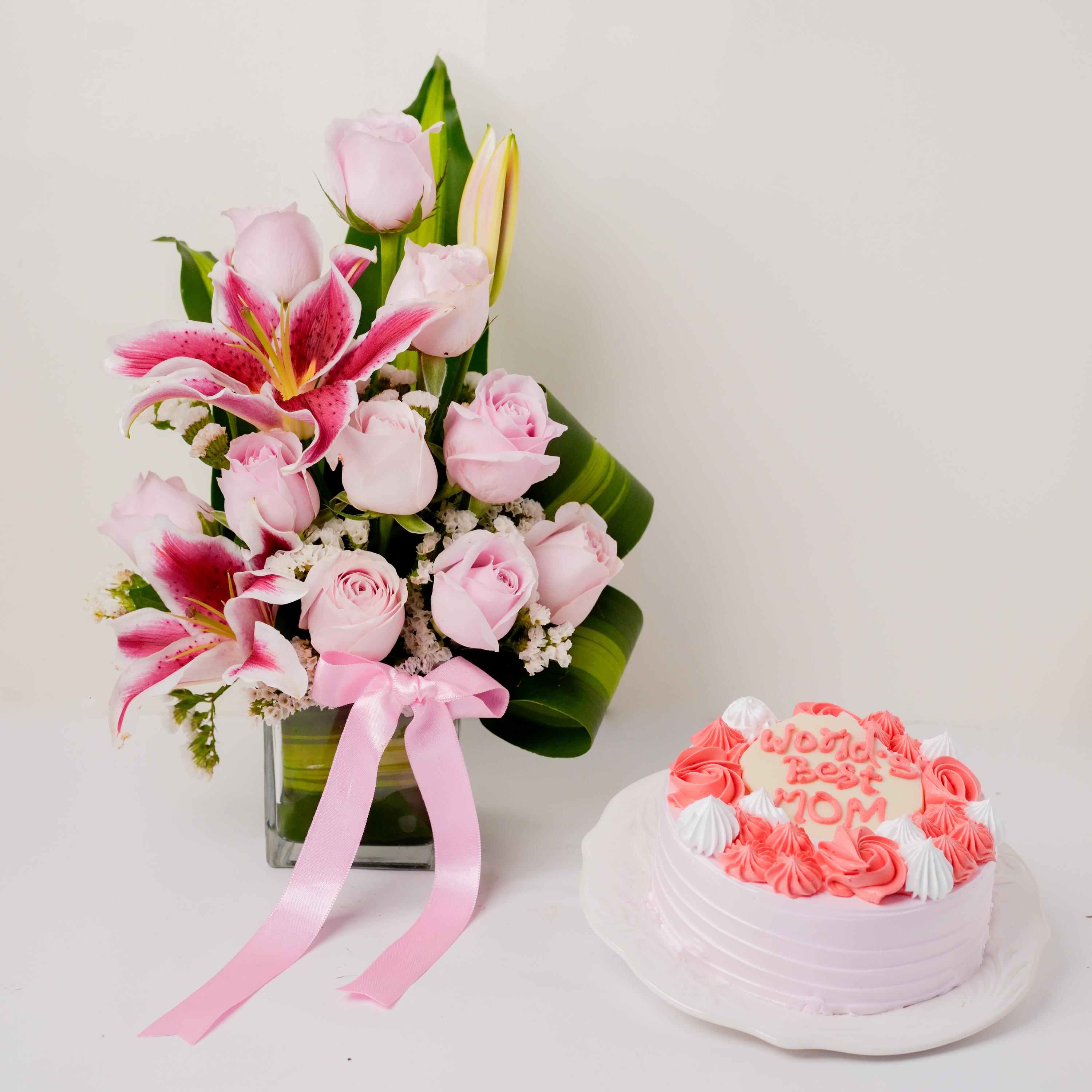 Serene Petals & Pineapple Cake