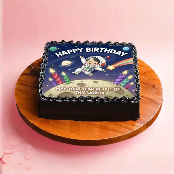 Astronaut Birthday Cake