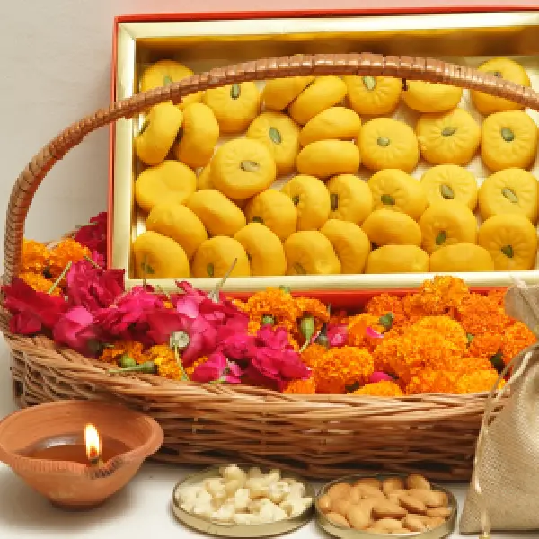 Nutty Peda Festive Basket