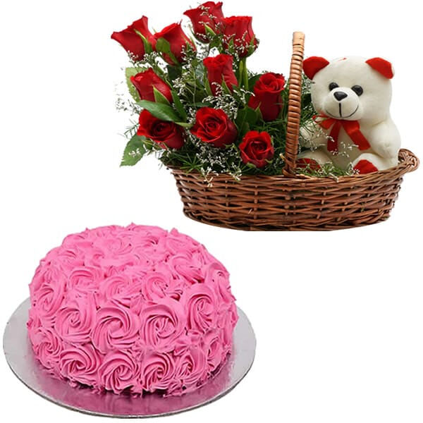 Cute Love + Mini Rosy Cake