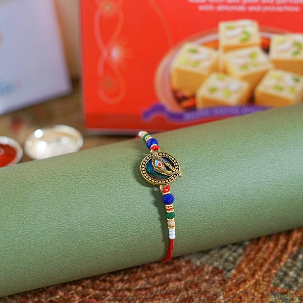Meenakari Rakhi & Soan Papdi