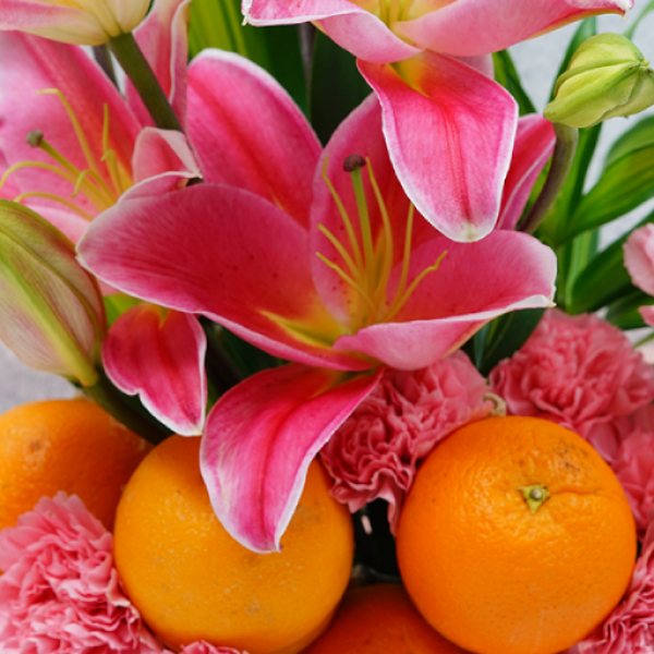 Charming Lily N Orange Vase Charming Lily N Orange Vase