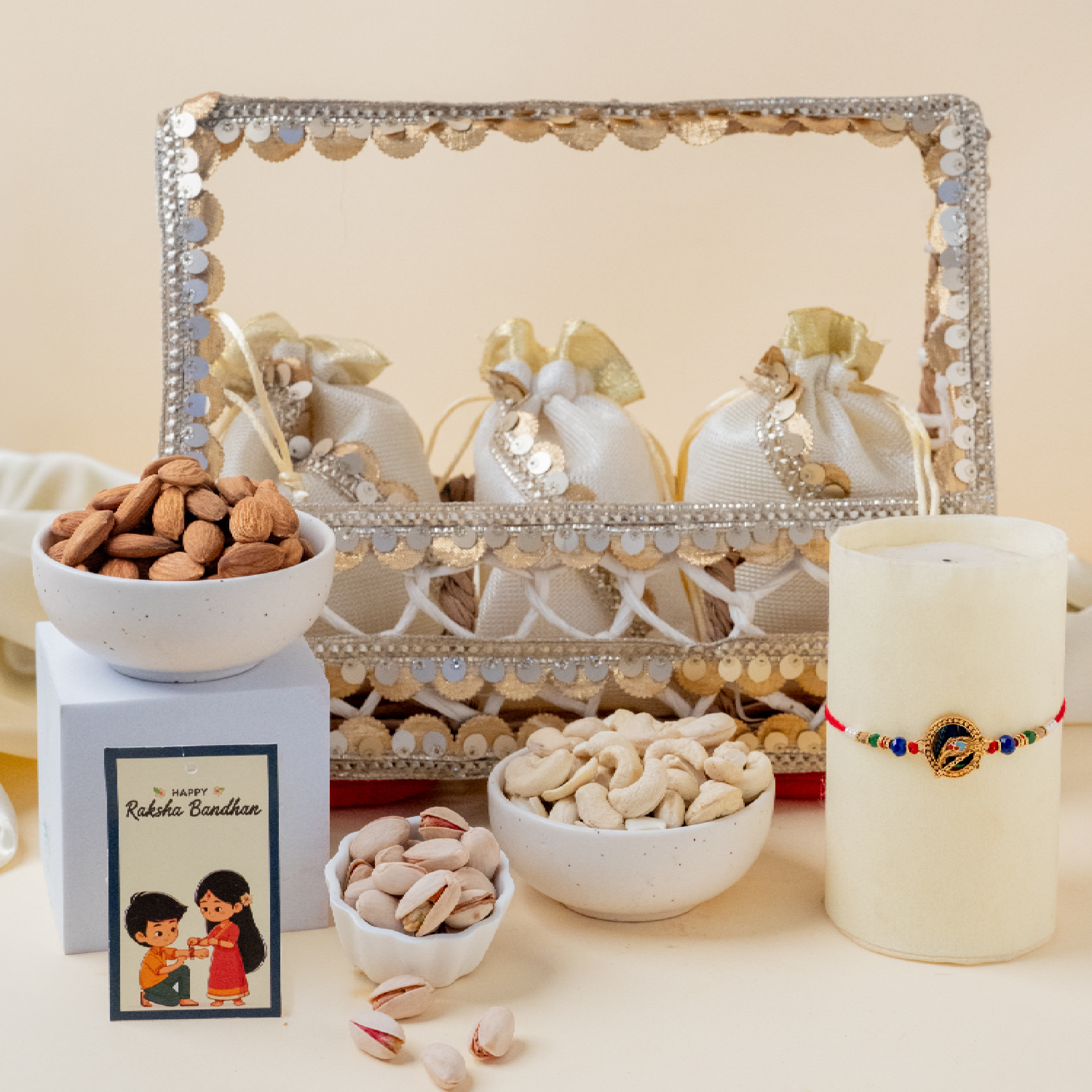 Premium Dry Fruits & Krishna Rakhi