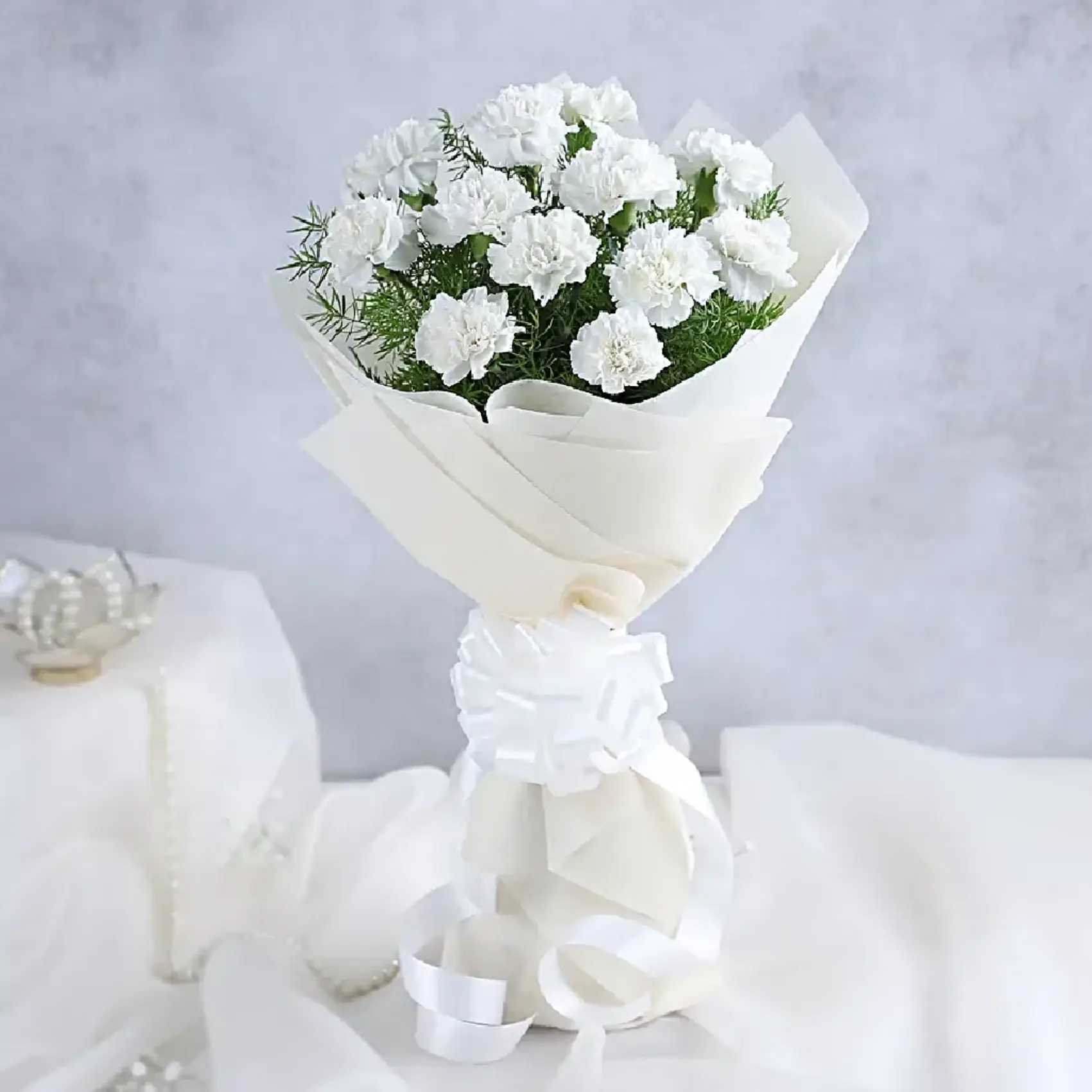 White Carnation  Elegance