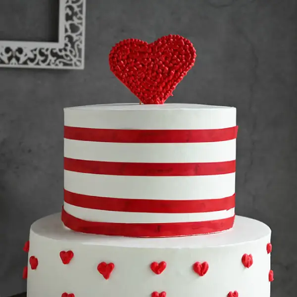 Heart Love Tier Cake
