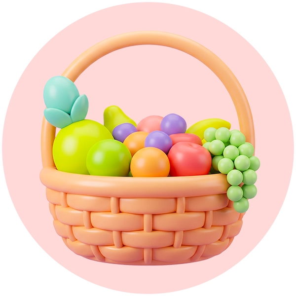 Fresh Fruit Baskets Icon
