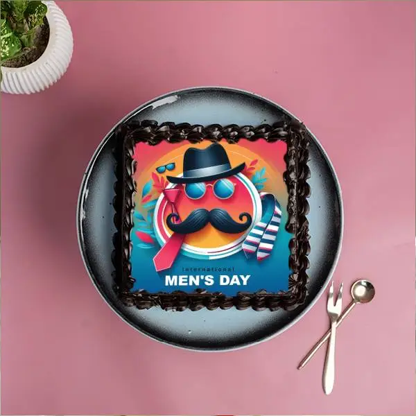 Mens day Theme cake