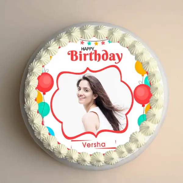 Birthday Photo Cake
