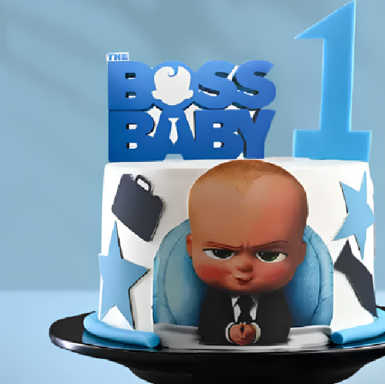 Boss Baby Theme Cake