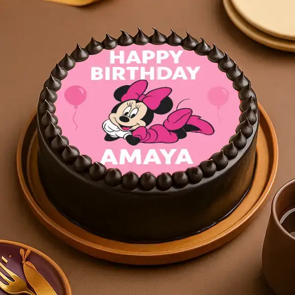 Mini Mouse Bdy Cake