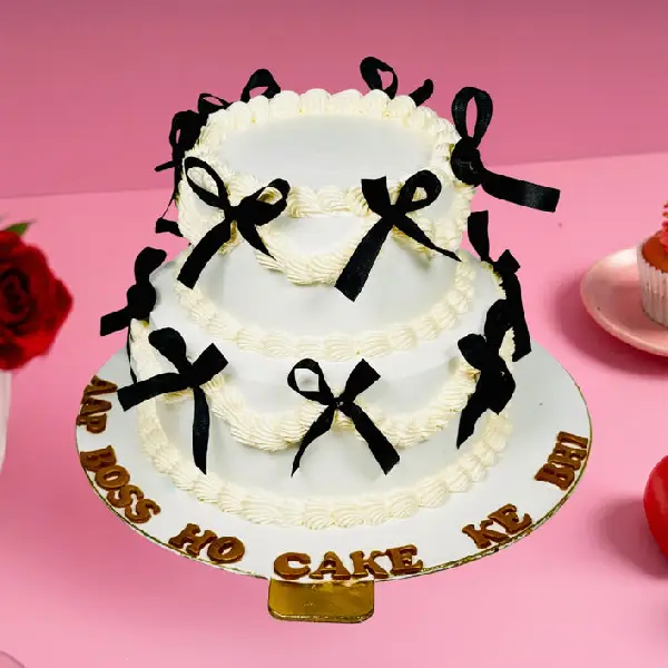 Vintage Love Tier  Cake