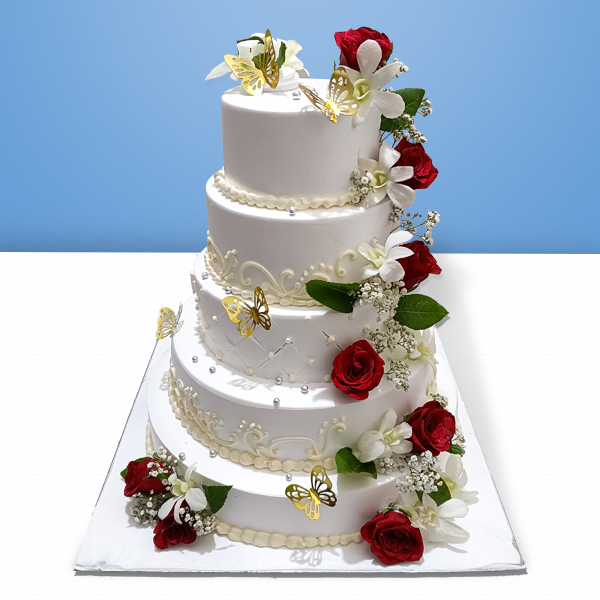 Five Tier Celebration Cake