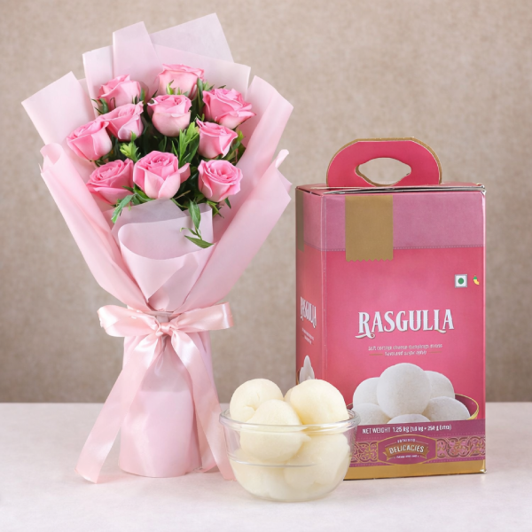 Mom's Heart with Rasgullas