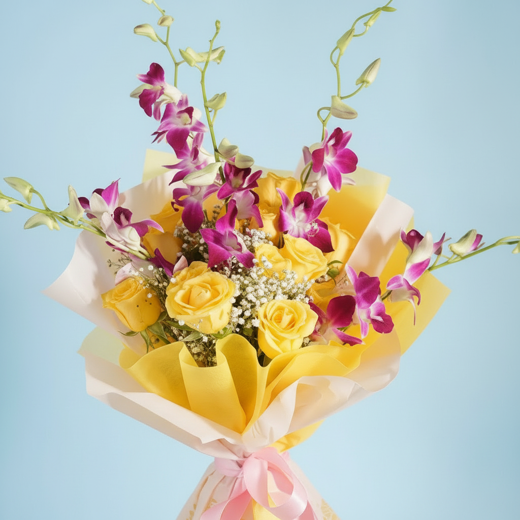 Golden Glow Bouquet