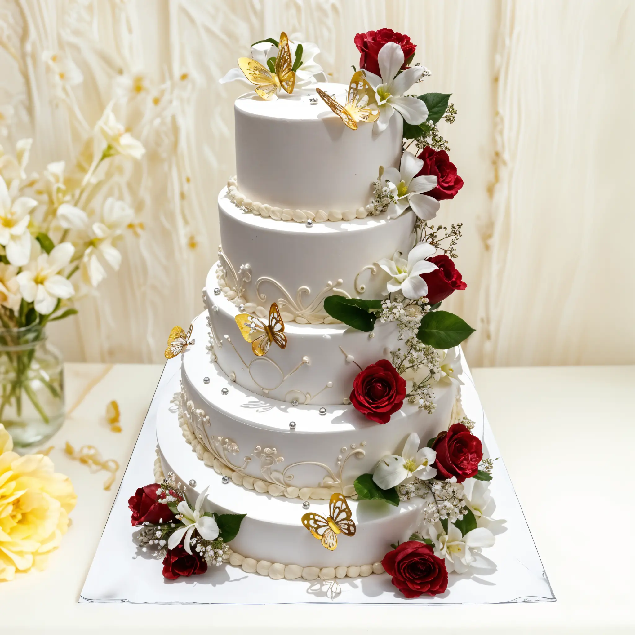 Five Tier Celebration Cake