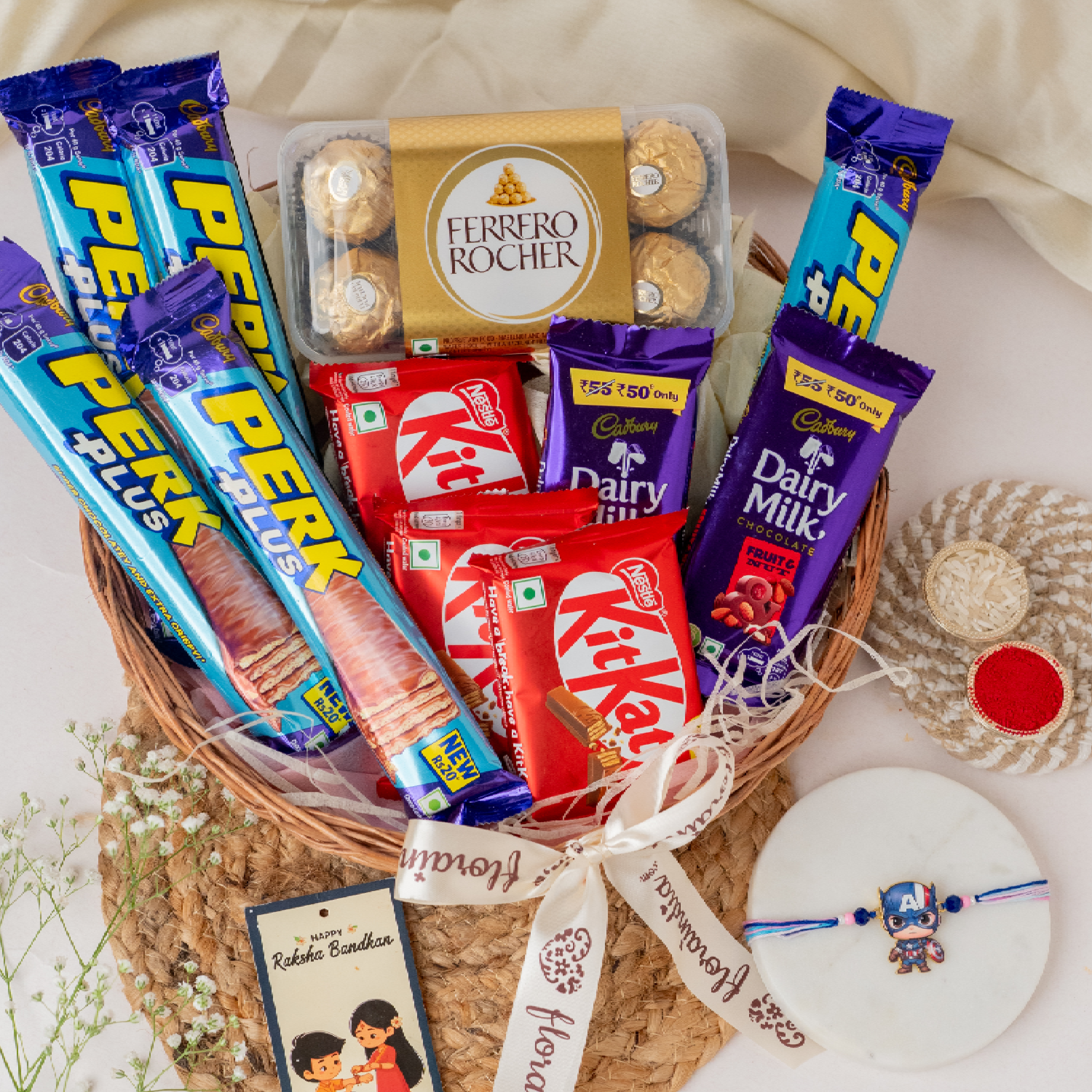 Captain America Rakhi & Hamper