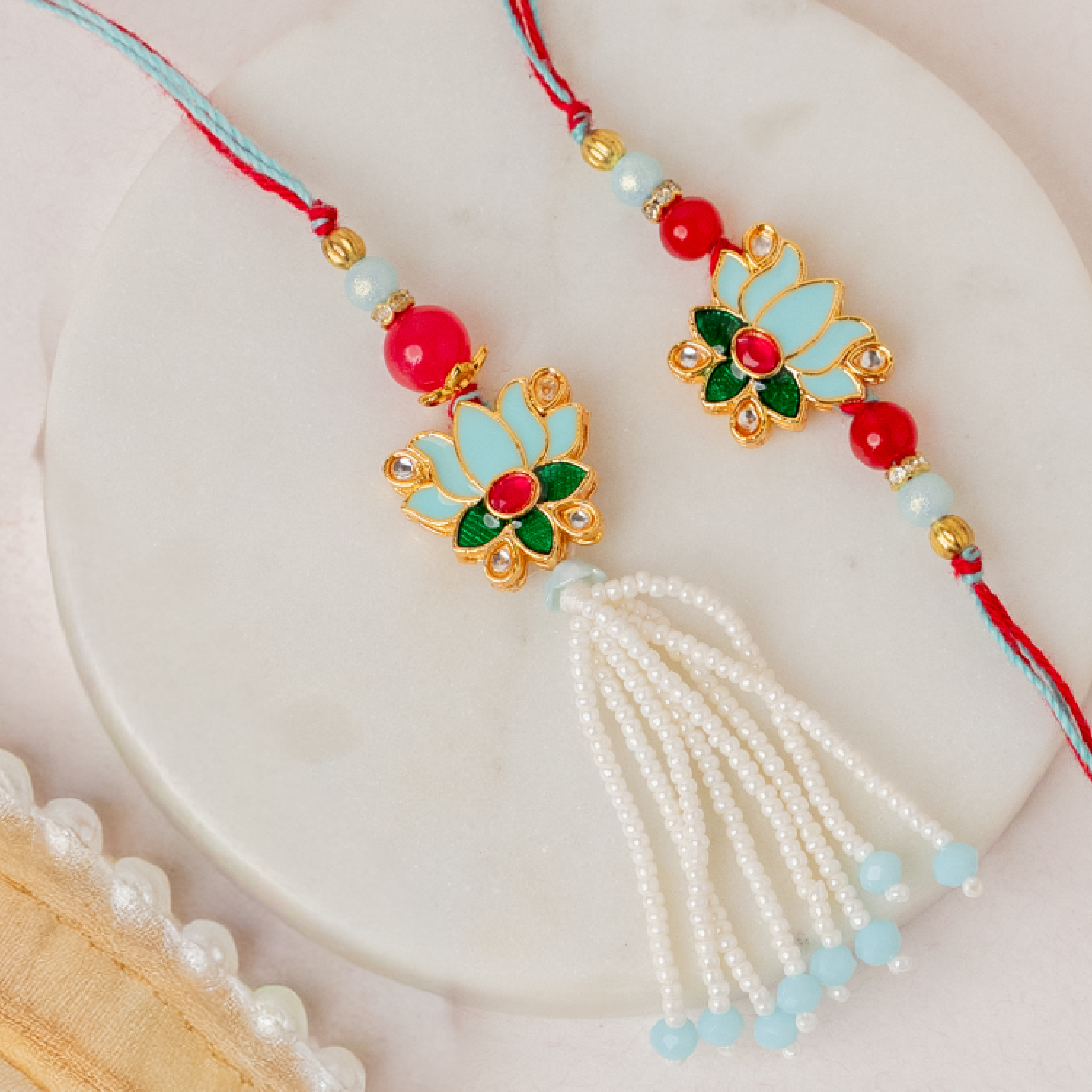 Lotus Lumba Set with Ladoo Lotus Lumba Set with Ladoo